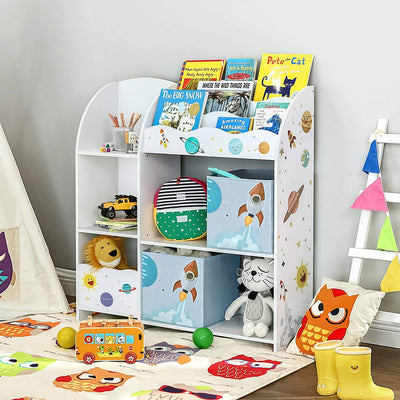 Kids Storage Bookshelf Multi-Functional Storage Unit