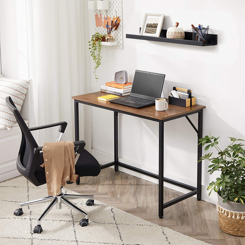 Vasagle Office Desk 50 x 100 x 75 cm - Hazelnut Brown