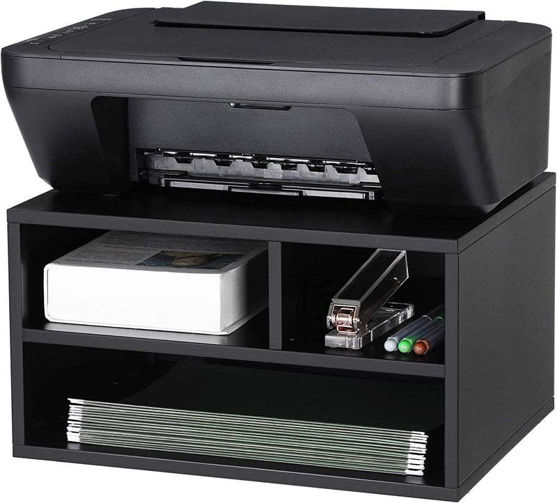 Desktop Printer Stand for Office - Black