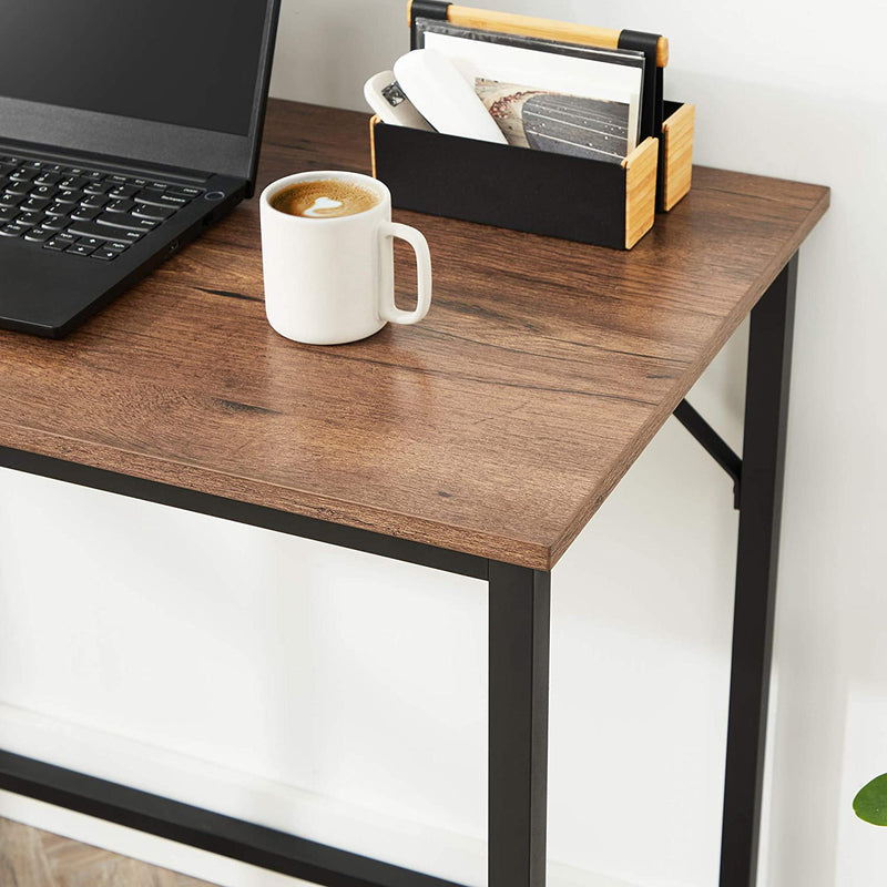 Vasagle Office Desk 50 x 100 x 75 cm - Hazelnut Brown