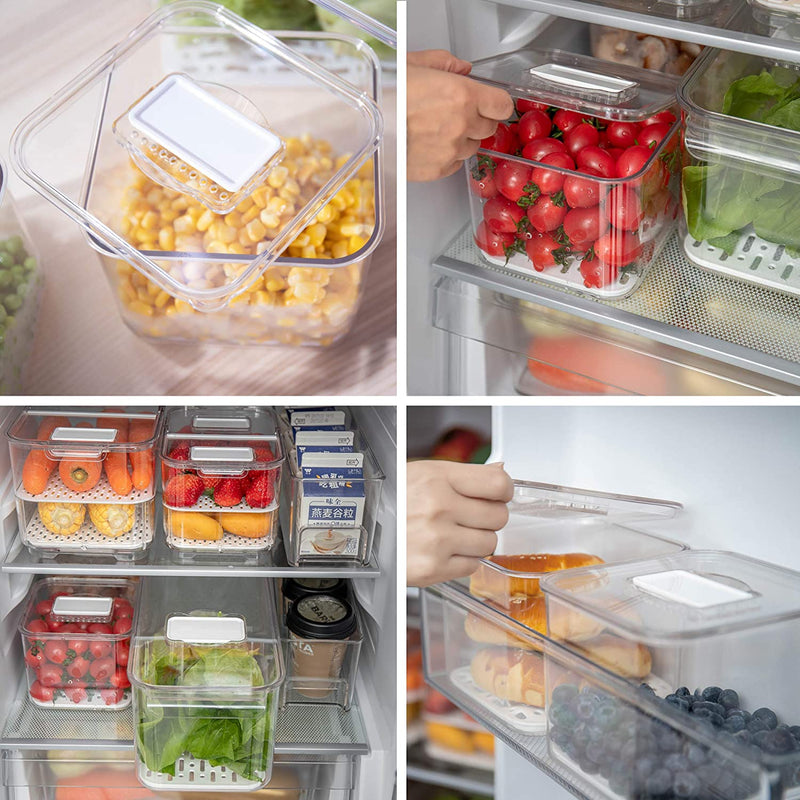 Fridge Fresh Storage Containers (Set of 3)