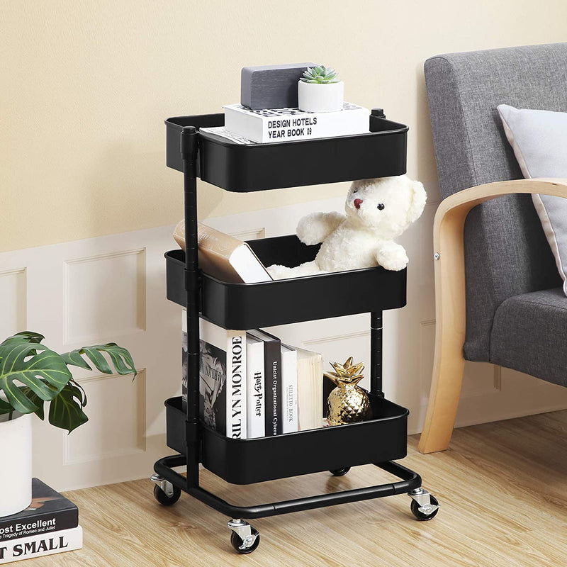 3-Tier Storage Office Kitchen Trolley