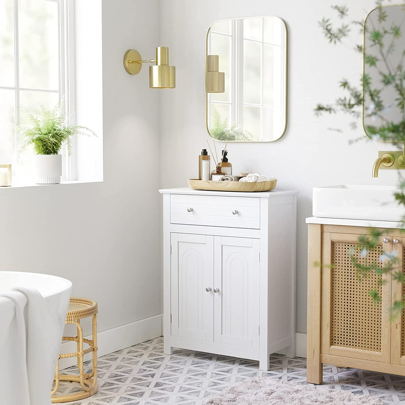 Vasagle Maisie Bathroom Free Standing Storage Cabinet - White