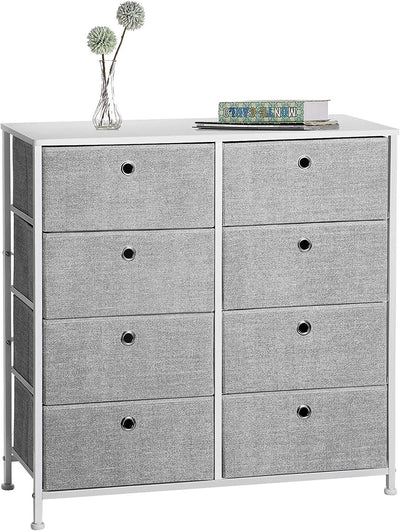 Elio Chest of 8 Drawers - Grey