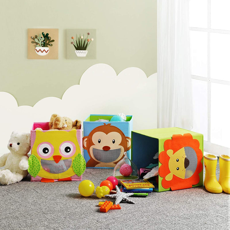 Toy Organiser Storage Box (Set of 3)