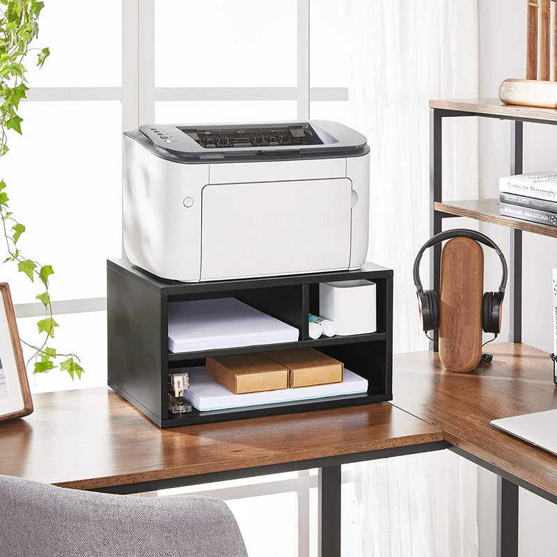 Desktop Printer Stand for Office - Black