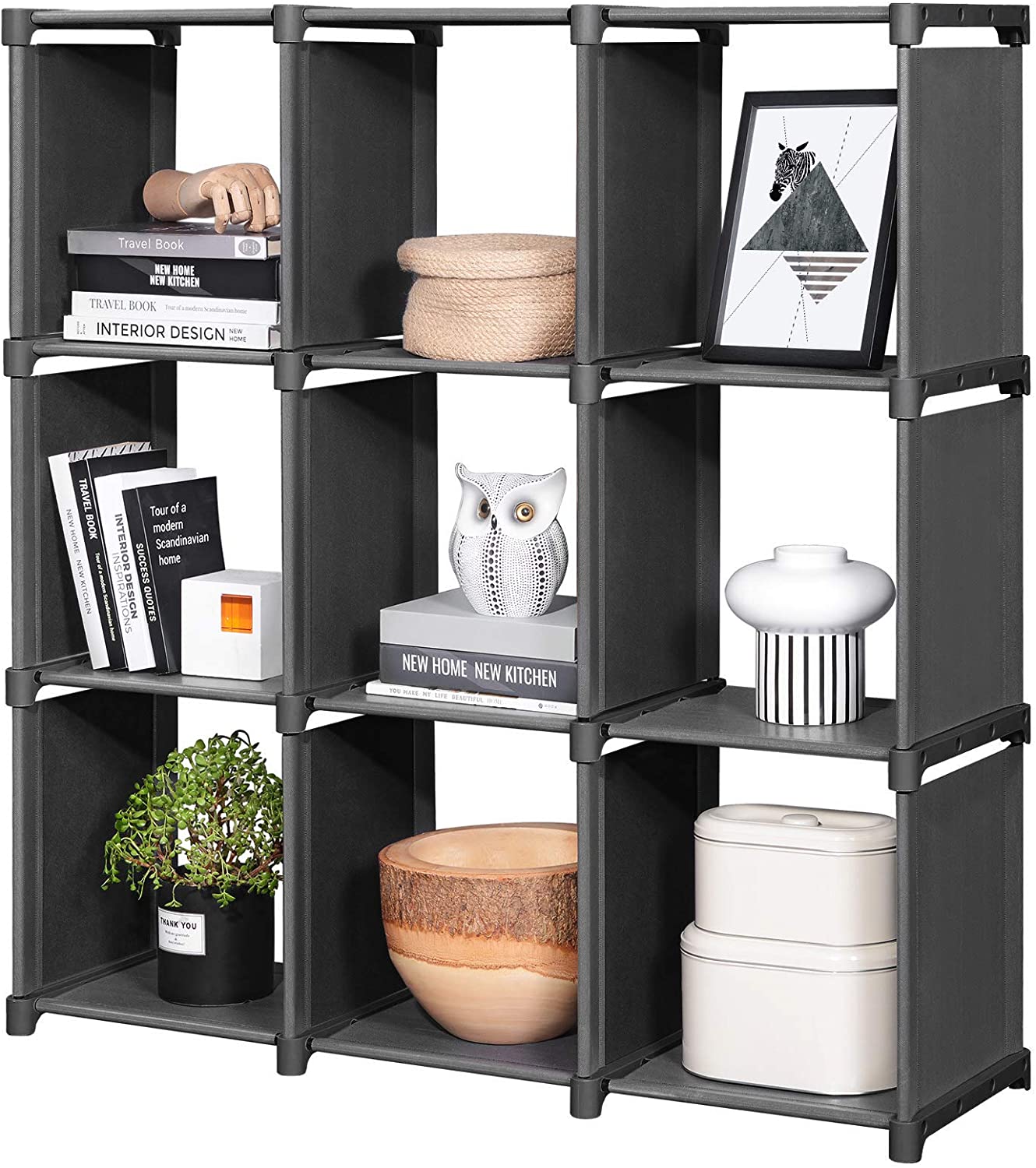 9 Cube Modular Storage Shelves Bookshelf – Space General