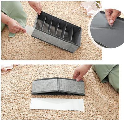 Drawer Organiser Grey (Set of 4)