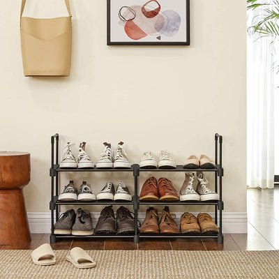 6-Tier Shoe Rack Iron Shoe Storage DIY Organiser