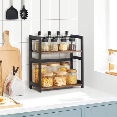 2-Tier Counter Shelf Storage Organiser