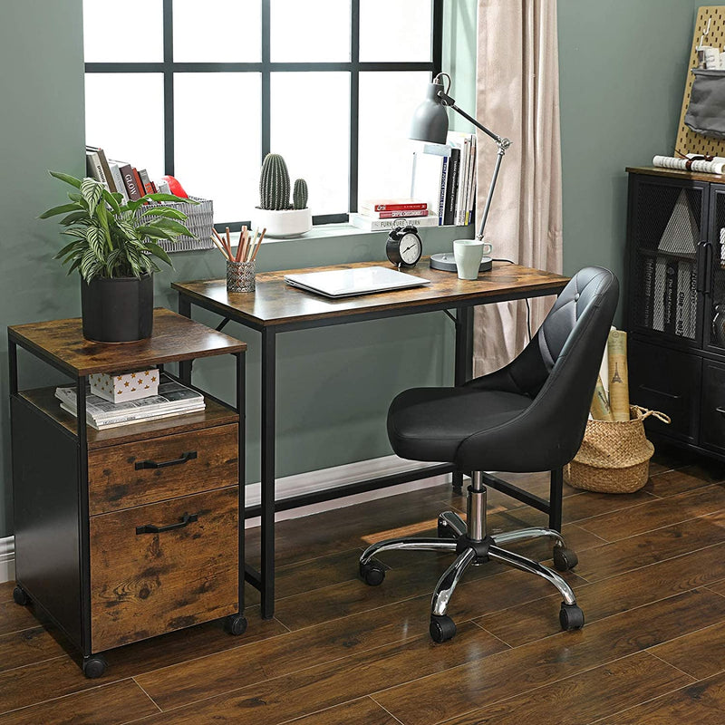 Vasagle Office Desk 50 x 100 x 75 cm - Brown
