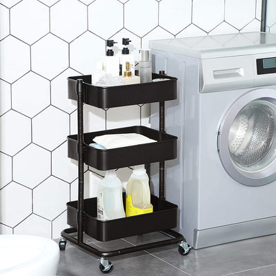 3-Tier Storage Office Kitchen Trolley