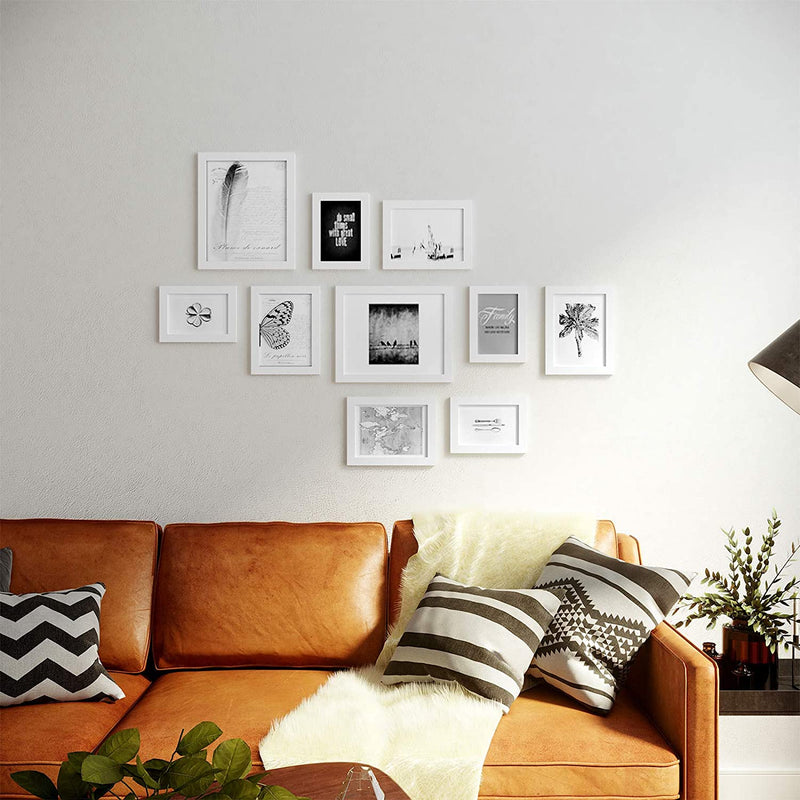 Collage Photo Frames White (Set of 10)