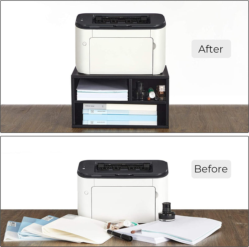 Desktop Printer Stand for Office - Black