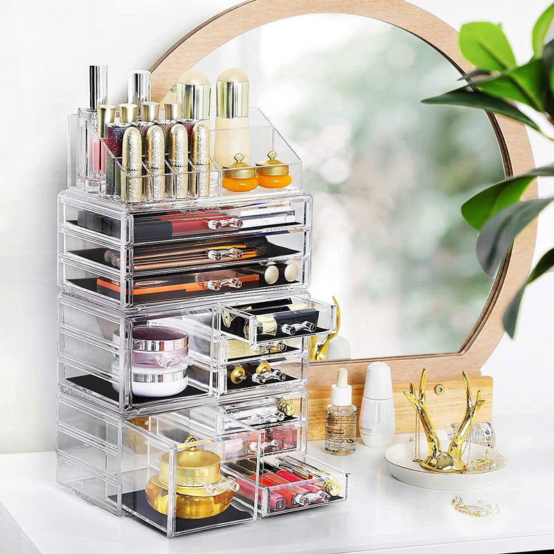4 in 1 Large Make-up Storage Box Organiser