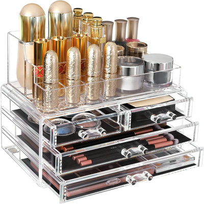 Makeup Cosmetic Storage Organiser With Multi Drawers