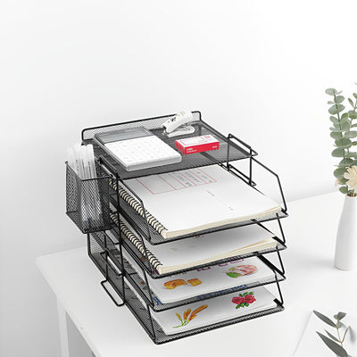 Desktop File Organiser With Pen Holder