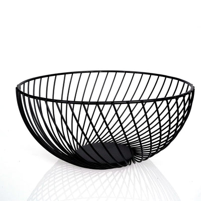 Metal Wire Fruit Bowl Snack Storage Basket
