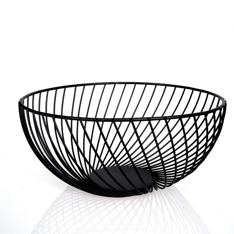 Metal Wire Fruit Bowl Snack Storage Basket
