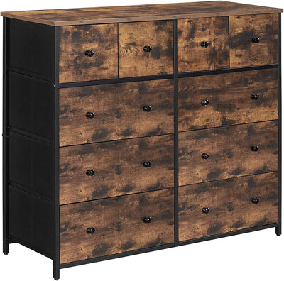Vasagle Anderson 10 Drawer Storage Dresser - Brown