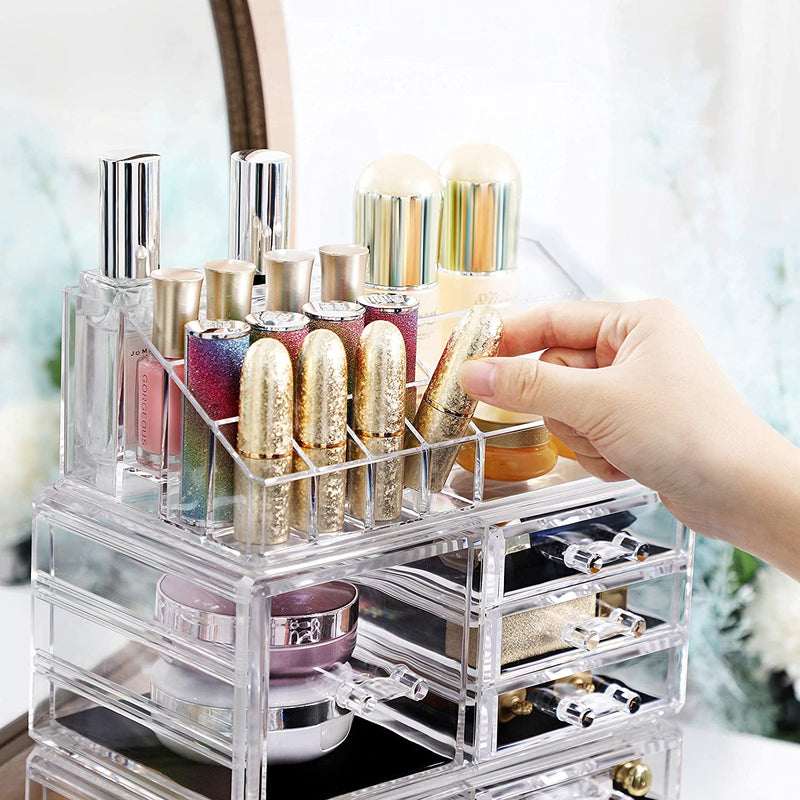 4 in 1 Large Make-up Storage Box Organiser
