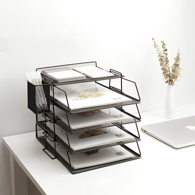 Desktop File Organiser With Pen Holder