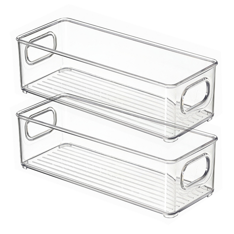 Kitchen Pantry Storage Organiser Bins Small (Set of 2)