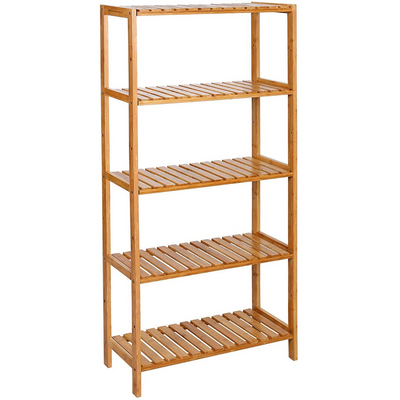 5 Tiers Bamboo Storage Rack Shelf