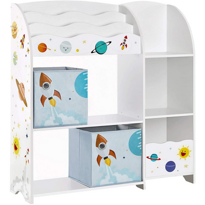 Kids Storage Bookshelf Multi-Functional Storage Unit