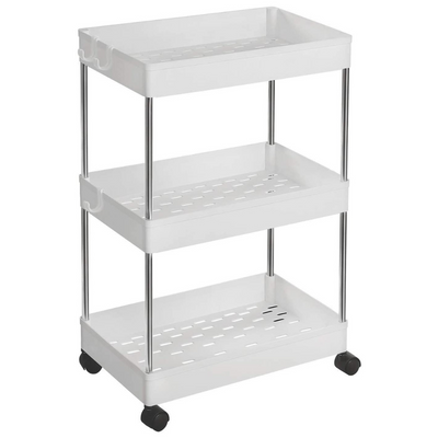 3-Tier Rolling Kitchen Storage Trolley