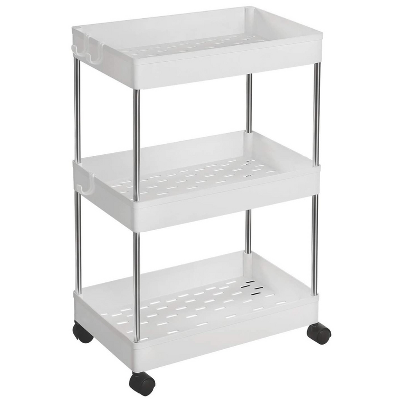 3-Tier Rolling Kitchen Storage Trolley