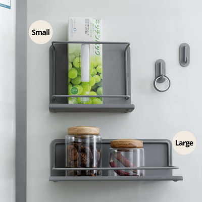 Magnetic Fridge Organiser Grey - Small