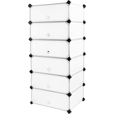 Modular Storage Shoe Rack (Set of 6)